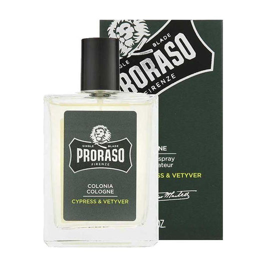 Proraso Cypress & Vetyver Natural Spray Cologne 3.4 Oz