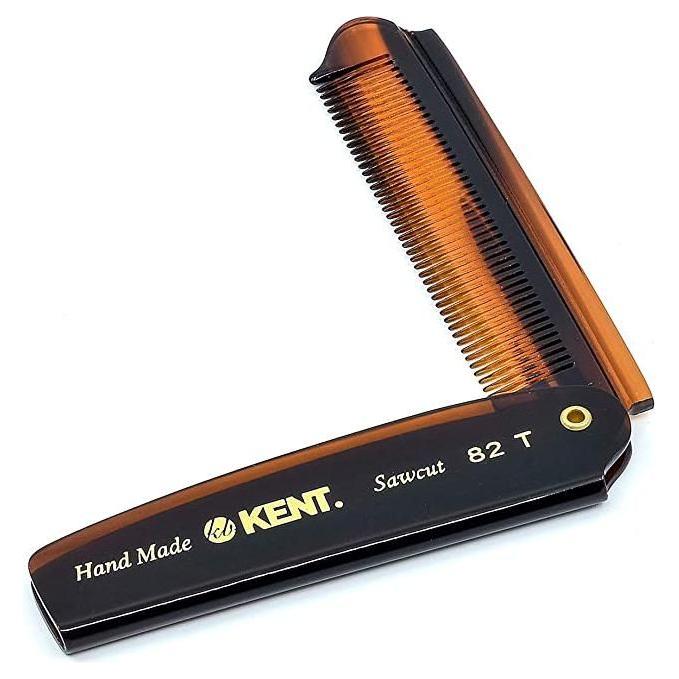 Kent Handmade Comb 82T - Gentleman's Folding Pocket Comb