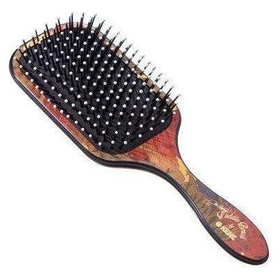 Kent LPB1 Floral Large Cushion Square Paddle Hairbrush With Ball Tips