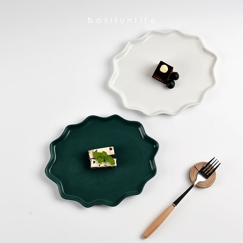 Forest Star Dinner Plate Recycled Ceramic Eco-Clay (Four-piece set) - Osadia Concept Store