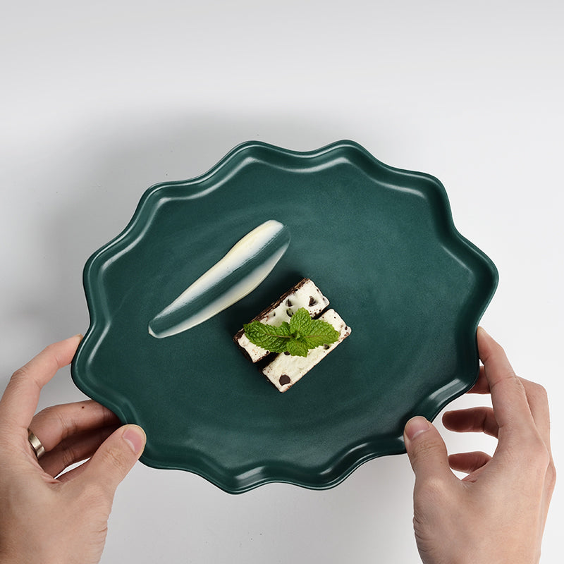 Forest Star Dinner Plate Recycled Ceramic Eco-Clay (Four-piece set) - Osadia Concept Store
