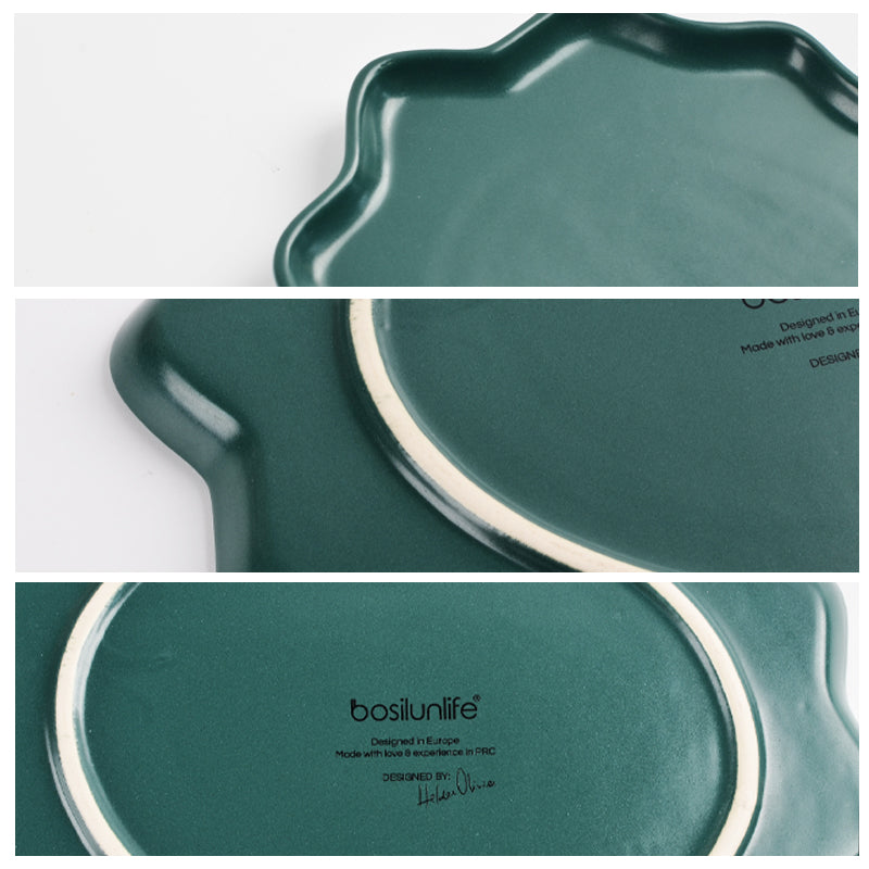 Forest Star Dinner Plate Recycled Ceramic Eco-Clay (Four-piece set) - Osadia Concept Store