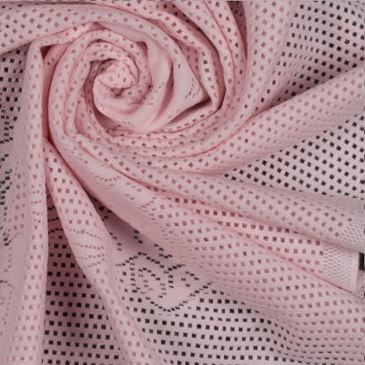 Southampton Home Lace Weave Teddy Bear Baby Blanket ~ Pink ~ - Osadia Concept Store