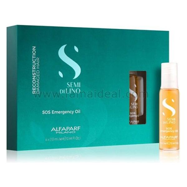 Alfaparf Semi Di Lino Reconstruction SOS Emergency Oil 0.44 oz