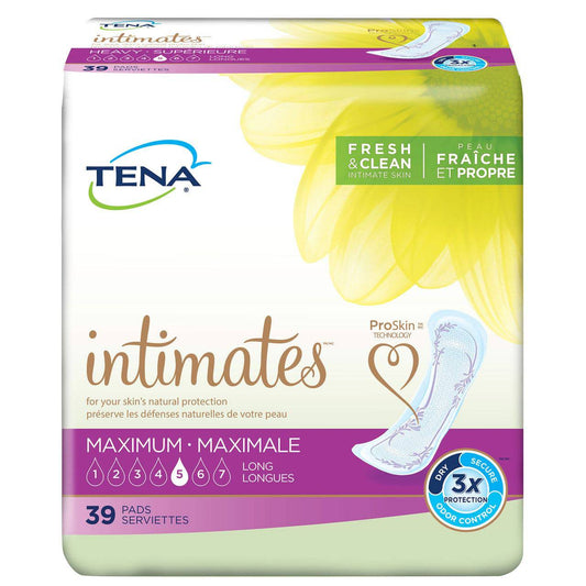 Tena Intimates Maximum Incontinence Pads Long
