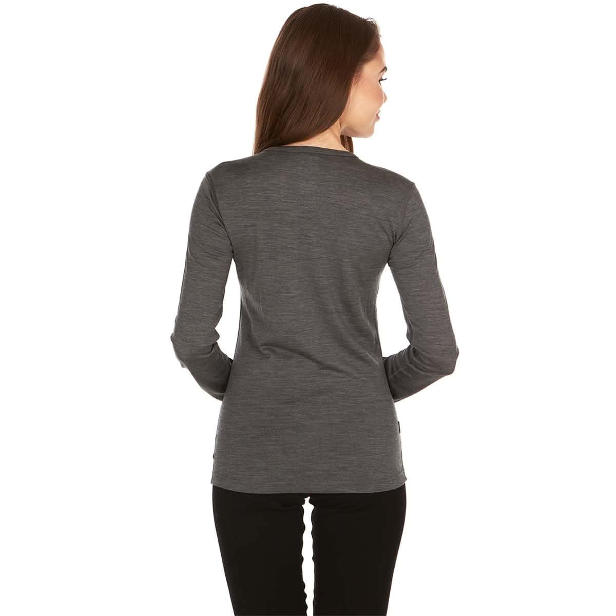 Lightweight Women's Wool Crew Top - 100% Merino Wool - Osadia Concept Store
