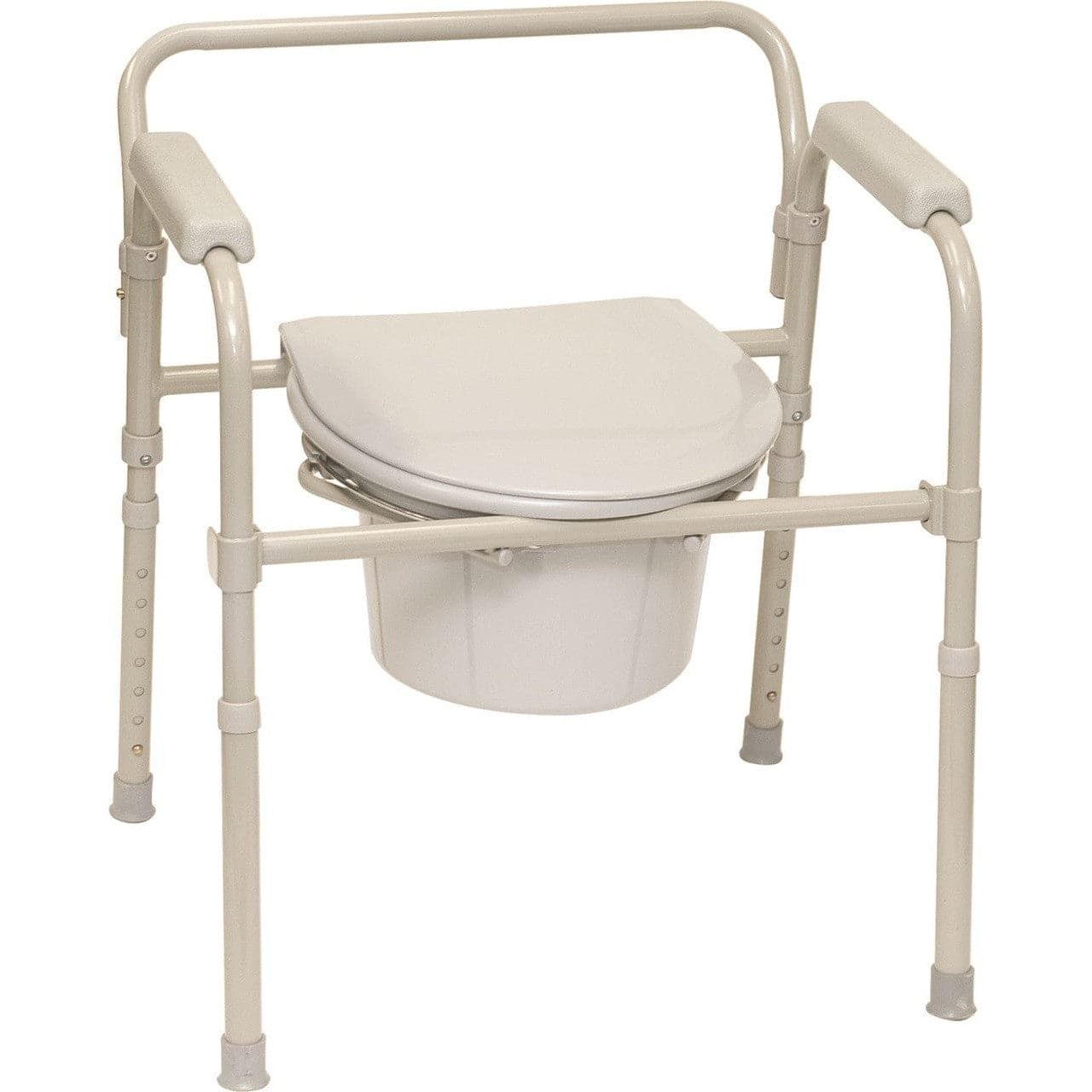 ProBasics Three-in-One Folding Commode With Full Seat