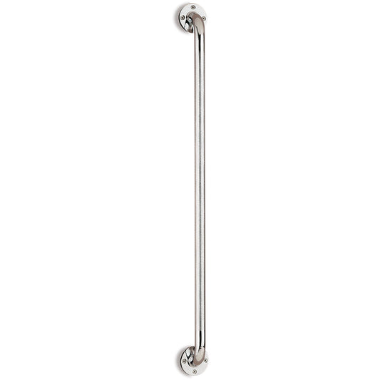 32-INCH CHROME WALL GRAB BAR W/ KNURLED GRIP (8032CH-R)