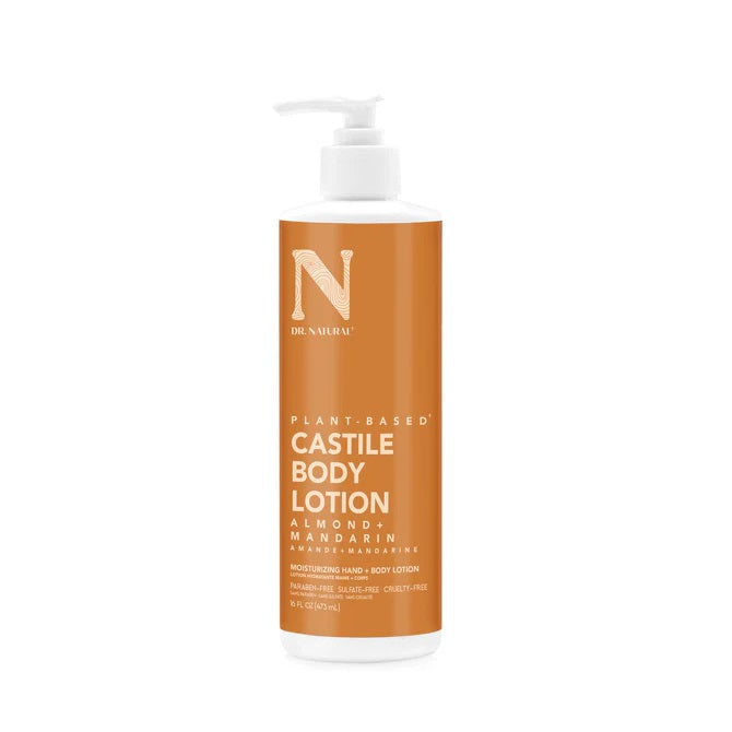 Dr. Natural Castile Body Lotion Almond Mandarin 473ml