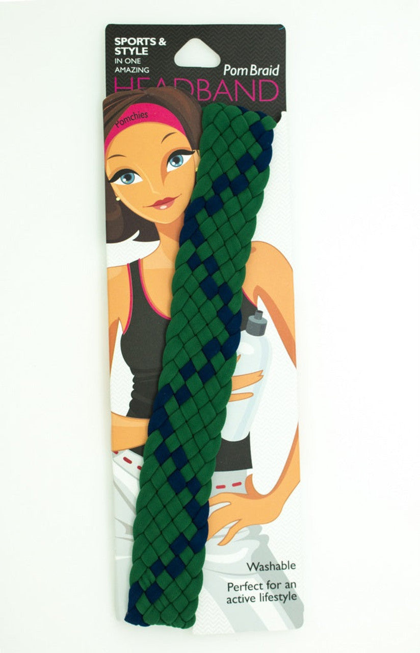 Stretchy Braid and Knotted Headbands | Nylon Hairband Hair Accessory | Workout Headband Packs and Singles