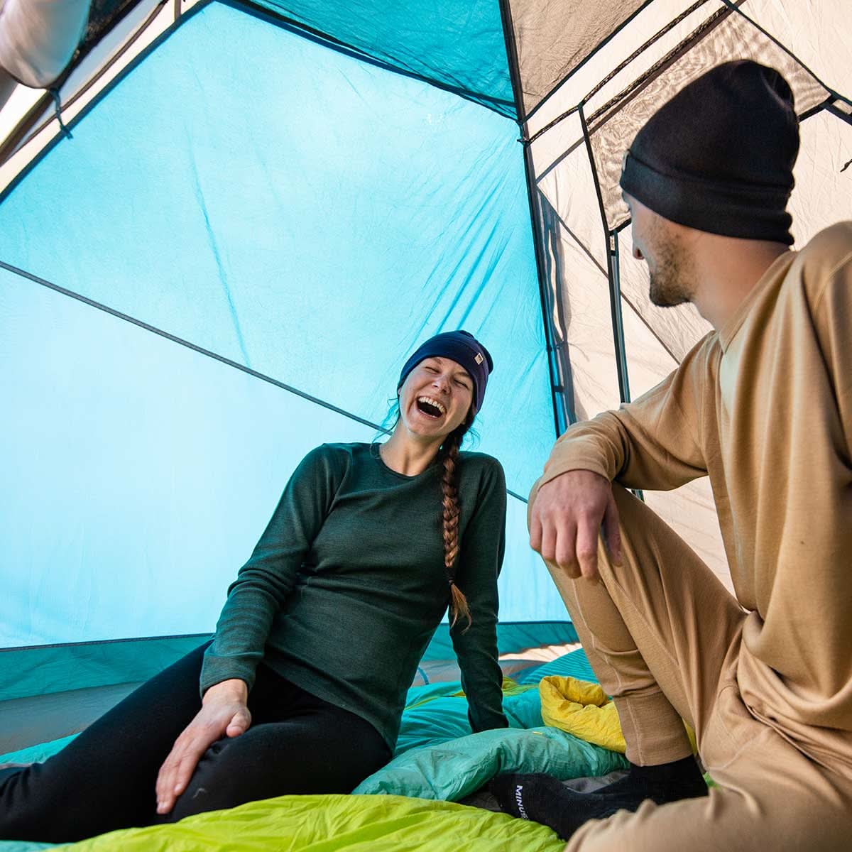 Midweight Women's Wool Crew Top -  100% Merino Wool - Osadia Concept Store