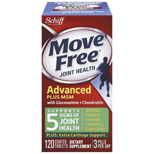 Move Free Joint Health Advanced Plus MSM Coated Tablets