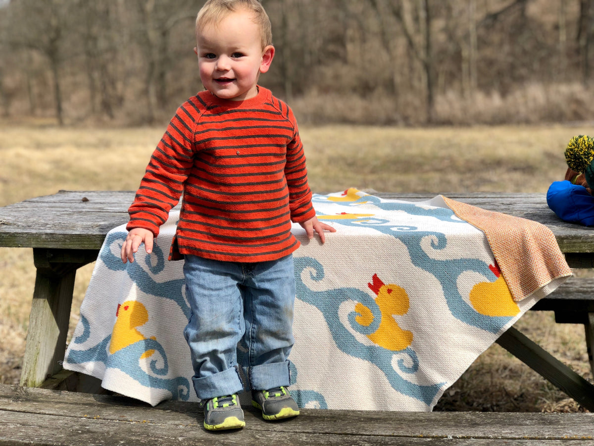 Baby Ducky - Cotton Knit Blanket
