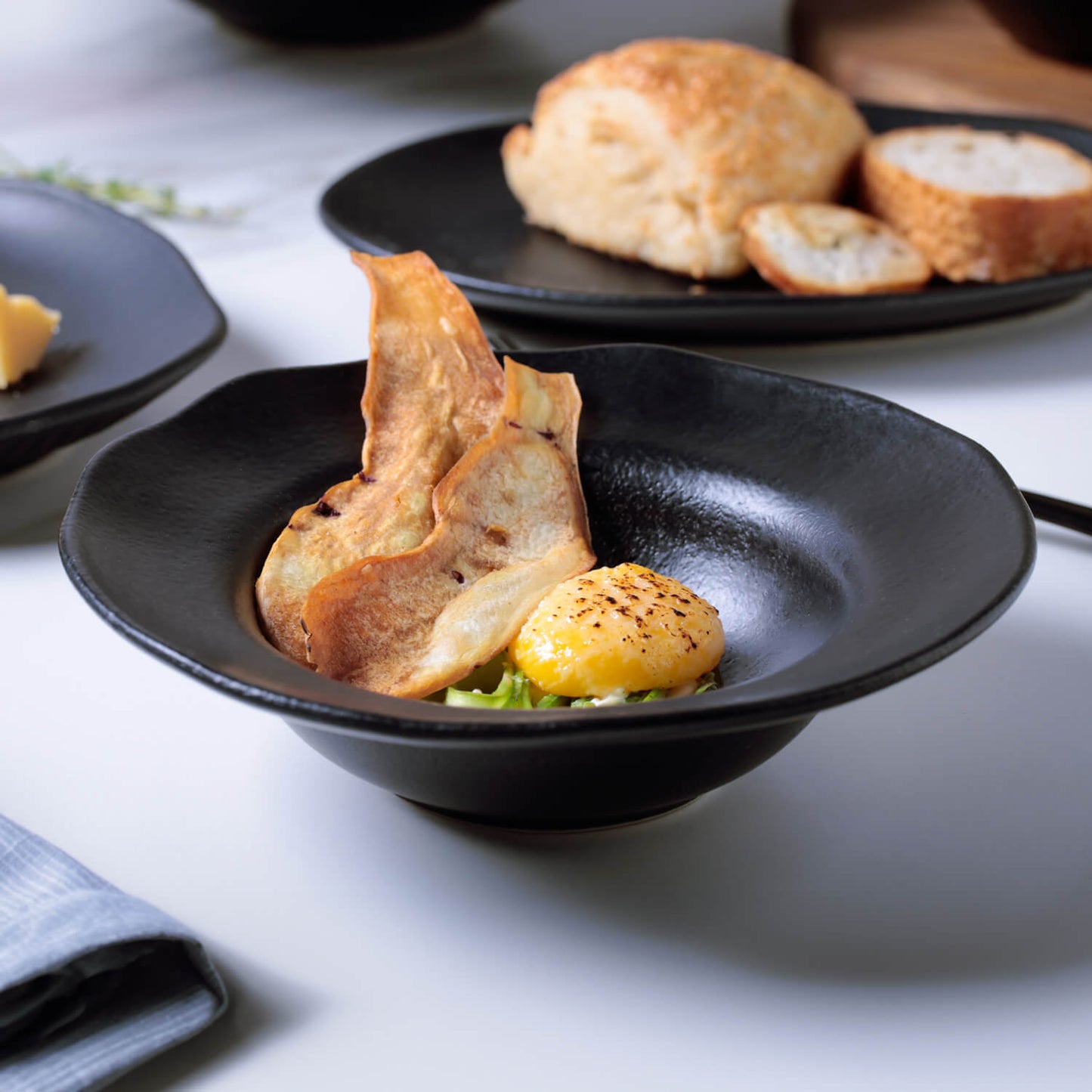 Dessert/Deep Rim Plate Set of 4