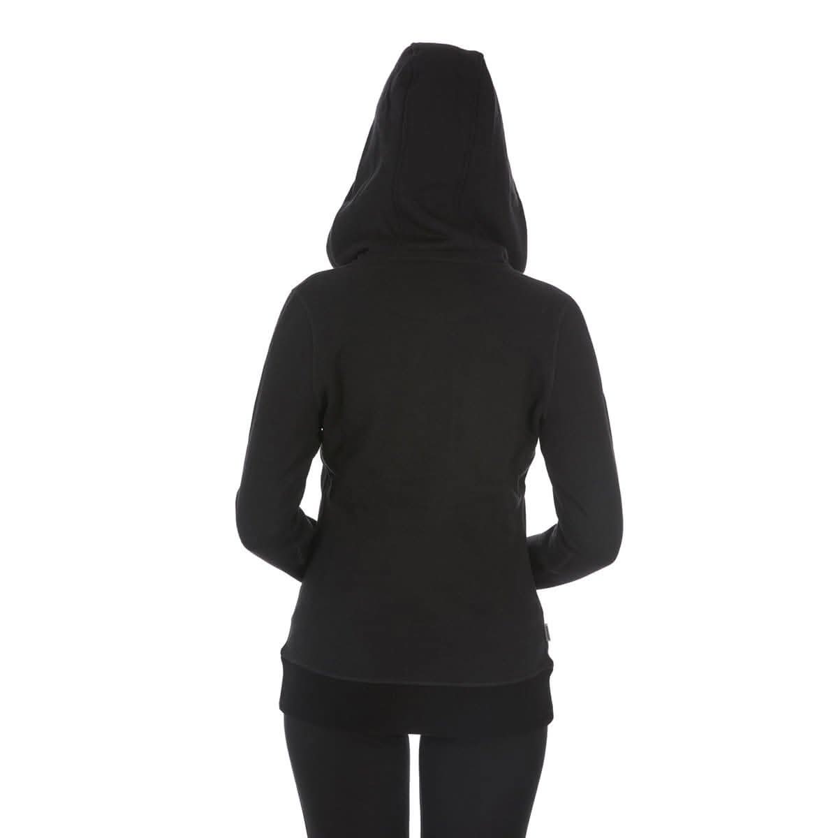 Women's Brushed Merino Wool Full-Zip Hoodie - Heavyweight - Osadia Concept Store