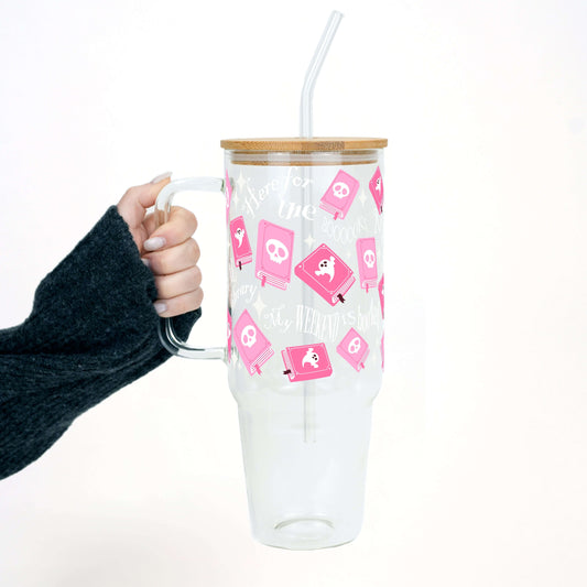 Boo-Kish Halloween Tumbler with Lid and Straw