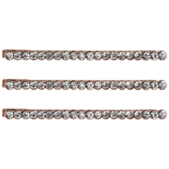 KitSch Rhinestone Bobby Pins Rose gold