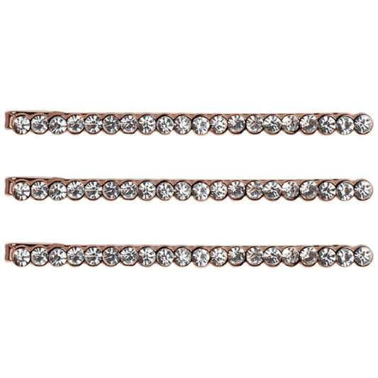 KitSch Rhinestone Bobby Pins Rose gold