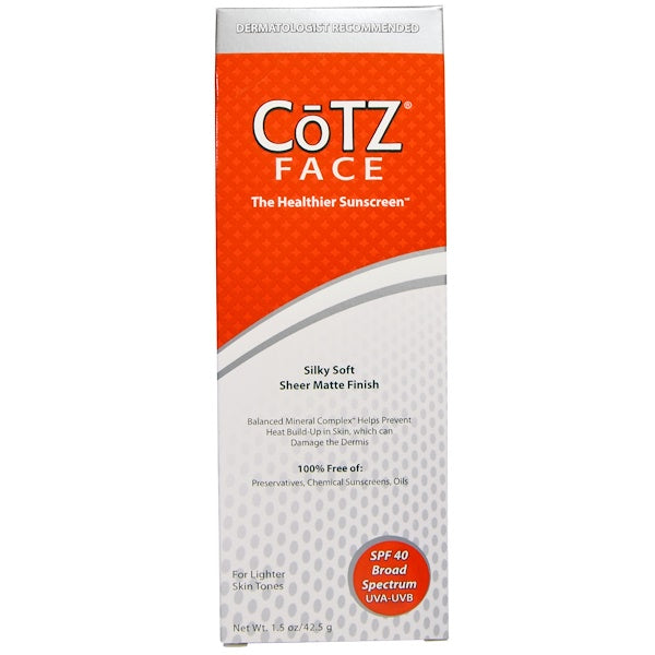CoTZ Face Lighter Skin Tone SPF 40 - 1.5 Oz