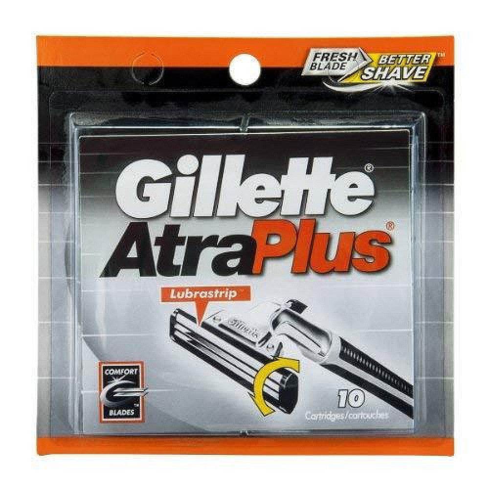 Gillette Atra Plus Mens Razor Blade Refill Cartridges