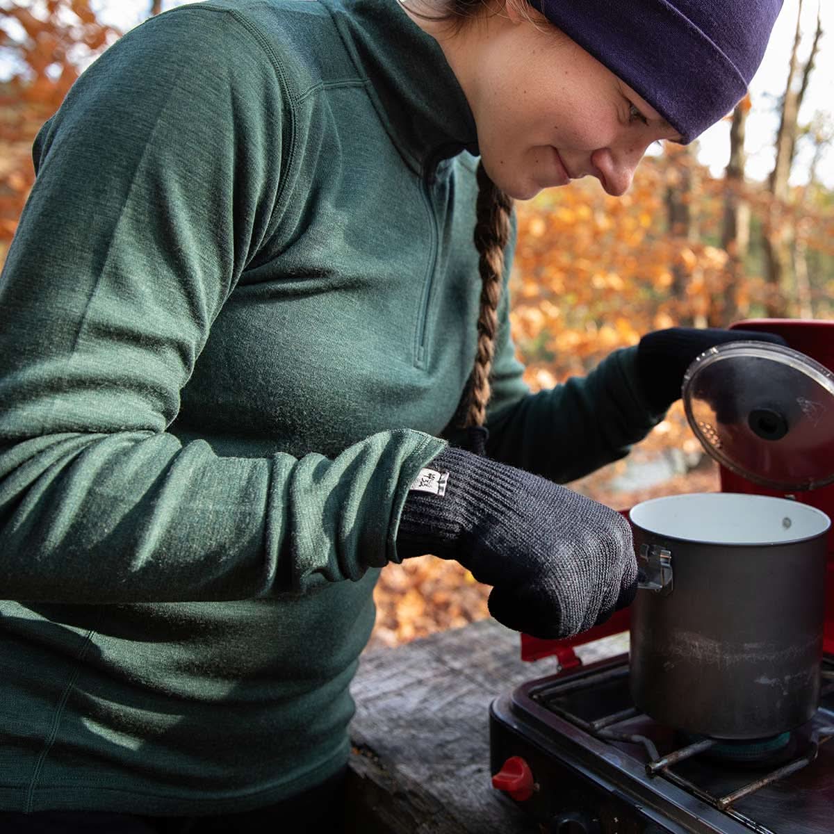 Midweight Women's Wool 1/4 Zip - 100% Merino Wool - Osadia Concept Store