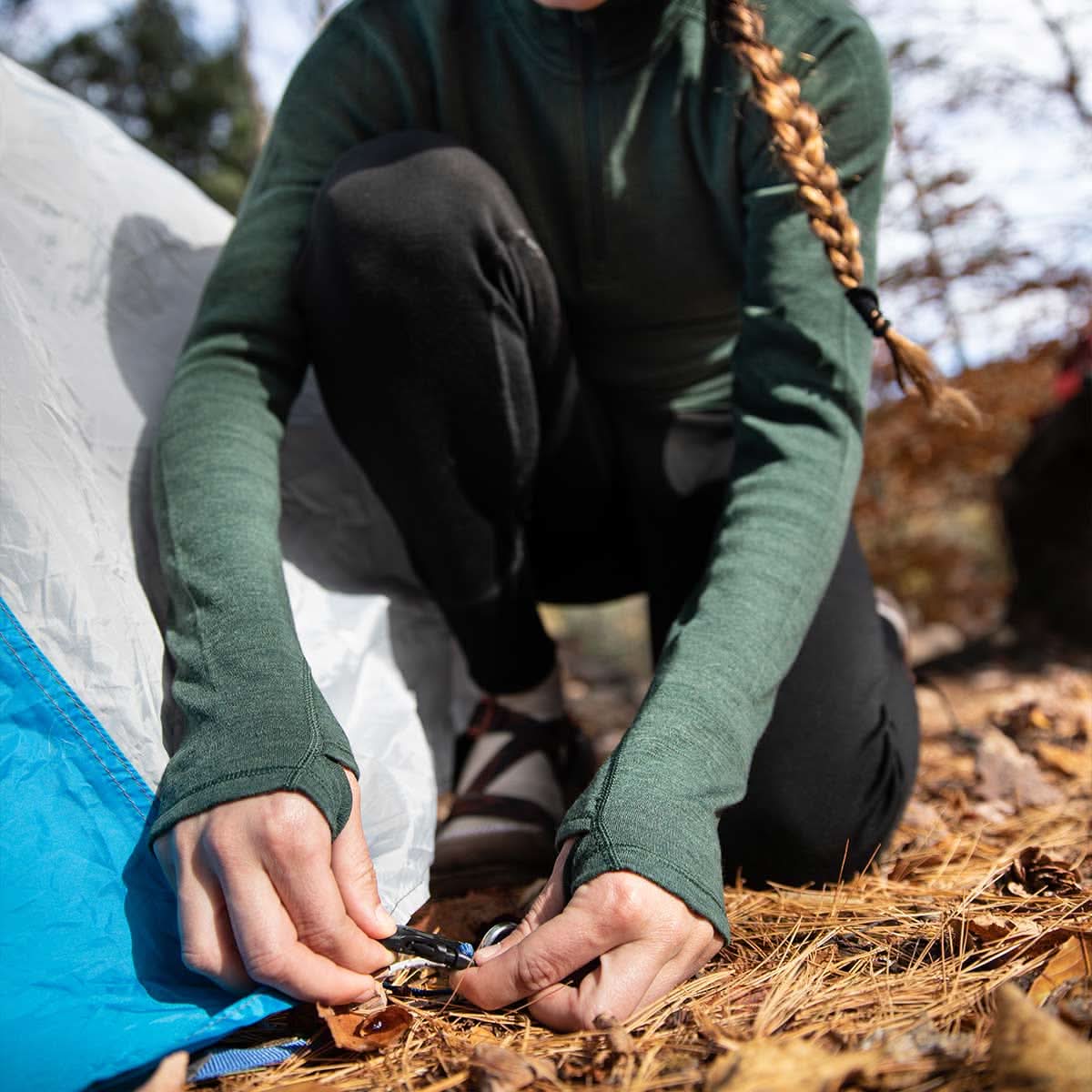 Midweight Women's Wool 1/4 Zip - 100% Merino Wool - Osadia Concept Store