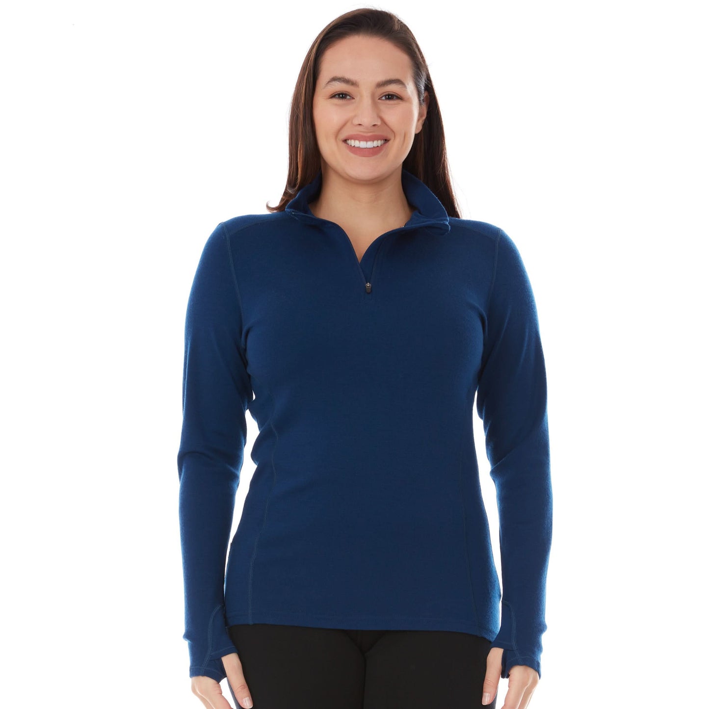Midweight Women's Wool 1/4 Zip - 100% Merino Wool - Osadia Concept Store