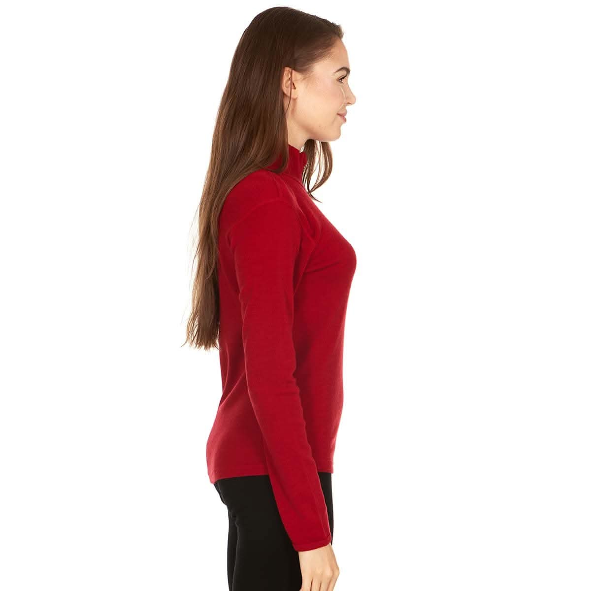Midweight Women's Wool 1/4 Zip - 100% Merino Wool - Osadia Concept Store