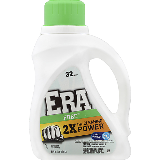 Era Free Liquid Laundry Detergent 32 Loads 50 Fl. Oz. Jug