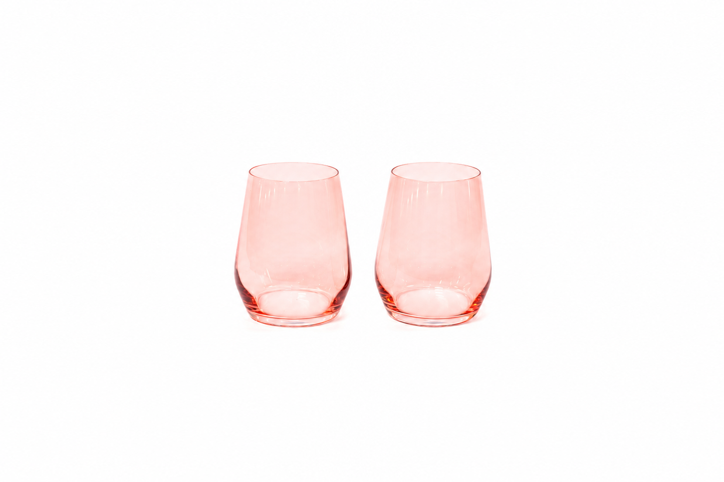 Tickle Me Pink - Colored Wine Glass