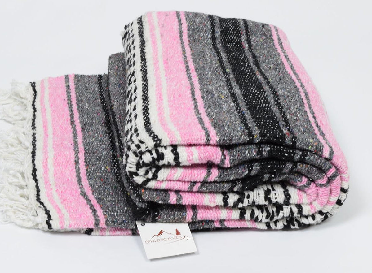 Light Pink Mexican Falsa Blanket | Bulk Savings