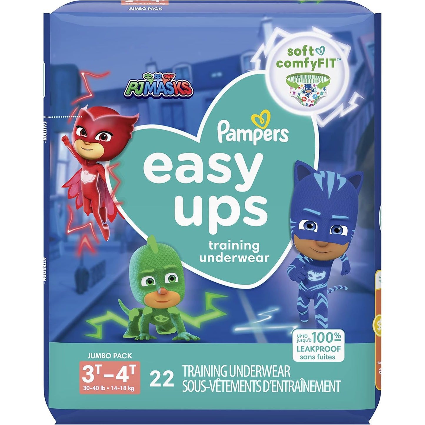 Pampers Training Pants - Easy Ups Boys & Girls Bluey - Size 4T-5T, 18 Count, Children's Potty Underwear (Packaging May Vary)