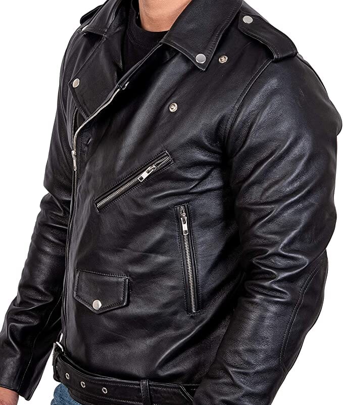 The Viper Leather Bikers Jacket - Osadia Concept Store