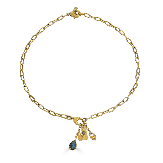 Labradorite Talisman Drop Necklace