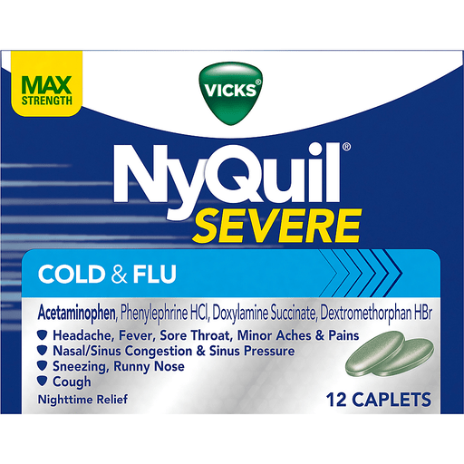 Nyquil Vicks Severe Cold & Flu Caplets