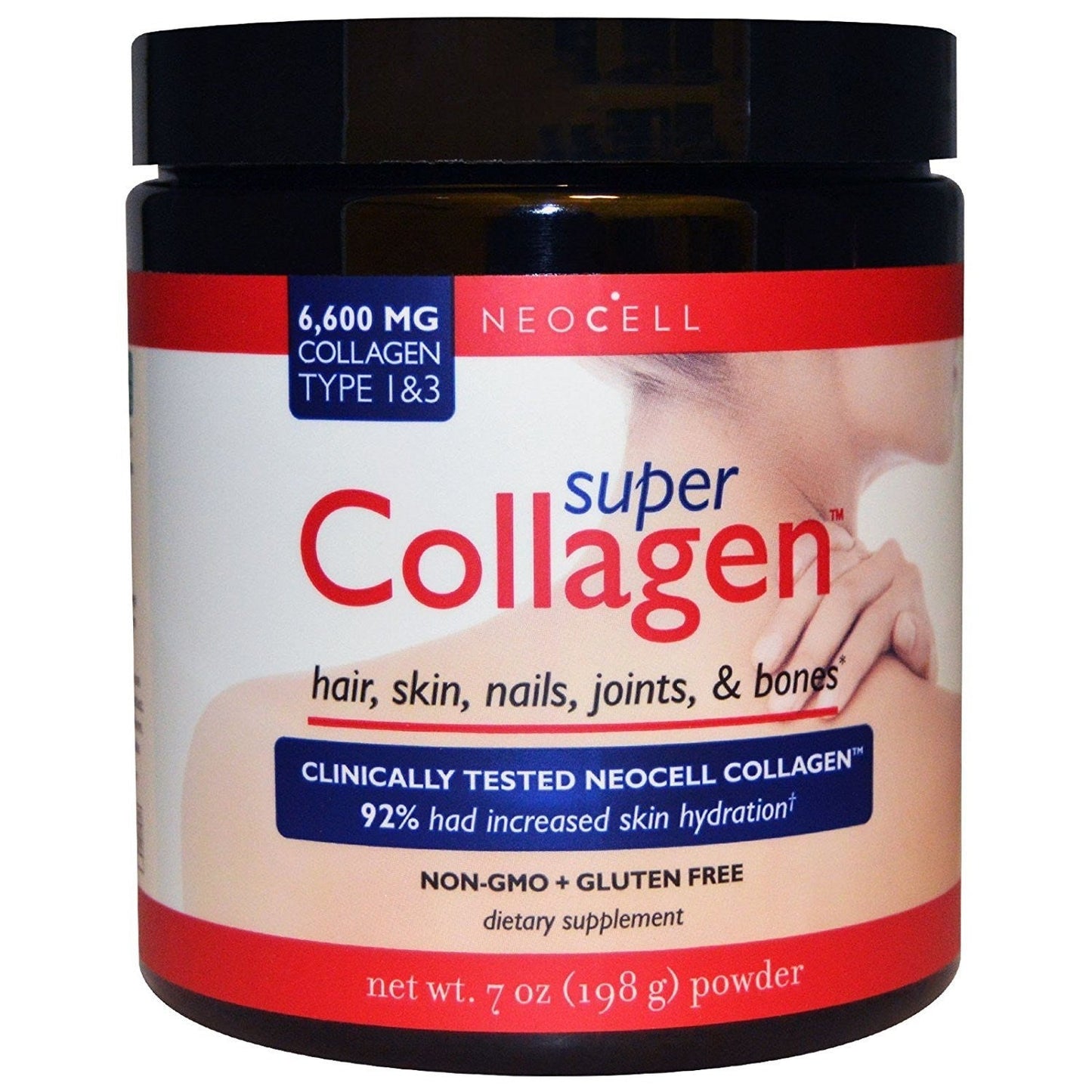 Neocell Collagen, Super, Type 1 & 3, Unflavored, Powder 7 Oz