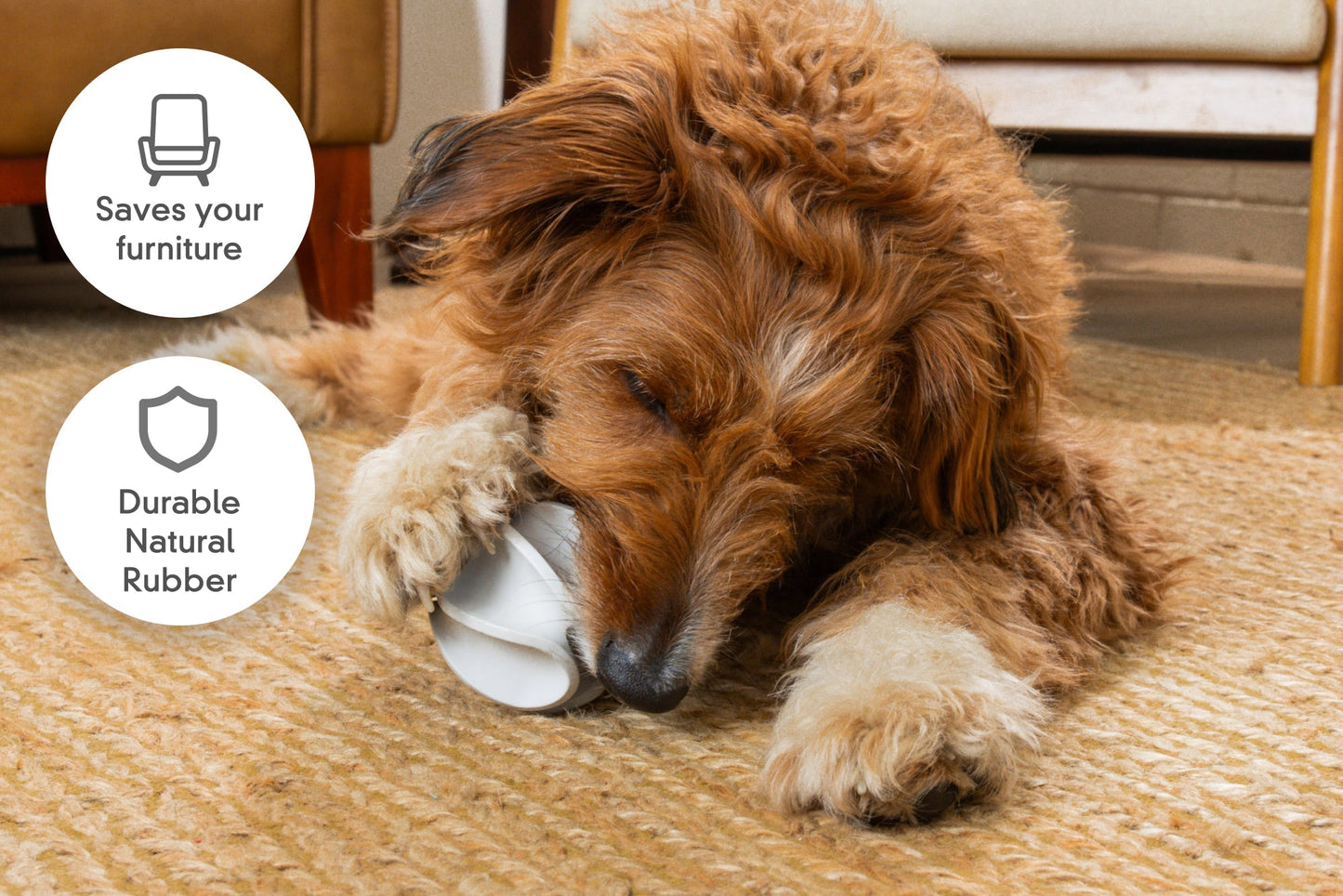 LAY LO Treat Dispensing Rubber Toy