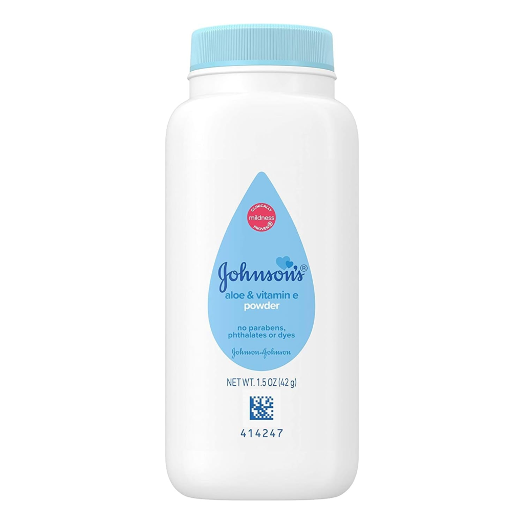 Johnson's Baby Powder With Pure Cornstarch, Soothing Aloe & Vitamin E