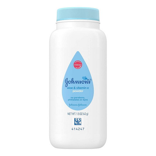 Johnson's Baby Powder With Pure Cornstarch, Soothing Aloe & Vitamin E