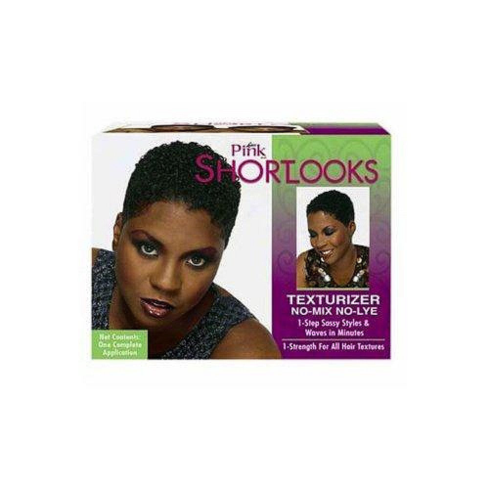 Luster's Pink Shortlooks Texturizer Curl Softener, One Complete Application Kit