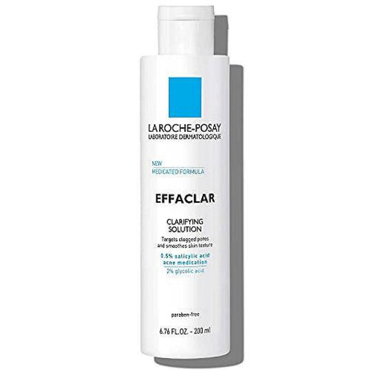 La Roche-Posay Effaclar Clarifying Solution Acne Toner With Salicylic Acid, 6.76 Fl Oz