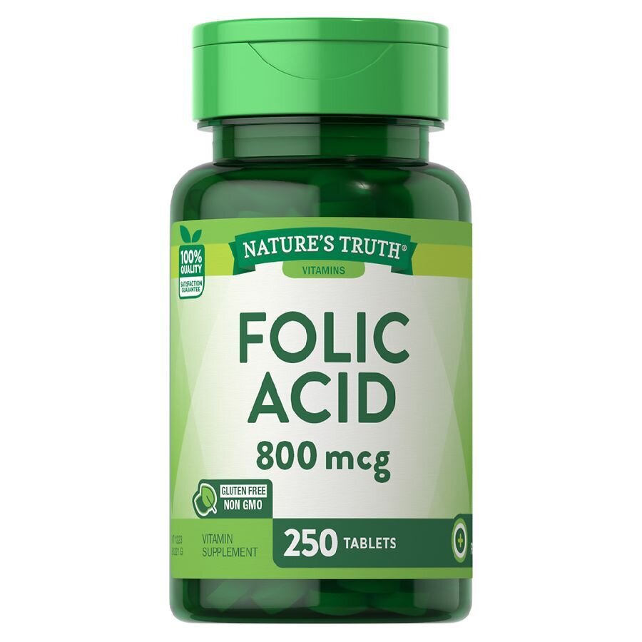 Nature's Truth Tablets 800 Mcg Folic Acid - Osadia Concept Store