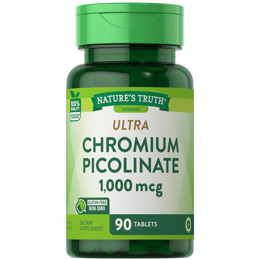 Nature's Truth Ultra Chromium Picolinate, 1.000 Mcg, 90 Tablets - Osadia Concept Store