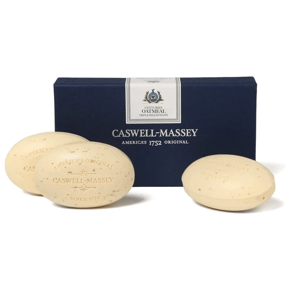 Caswell-Massey Centuries Bath Soap Set Box of Three 5.8 oz Bars Collection