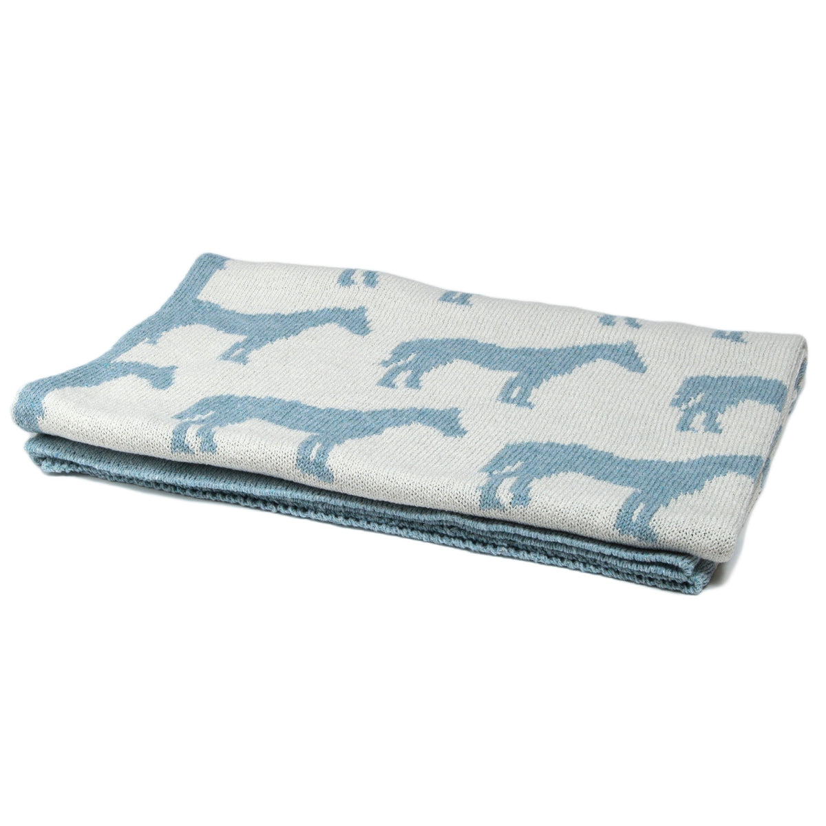 Baby Reversible Pony - Cotton Knit Blanket