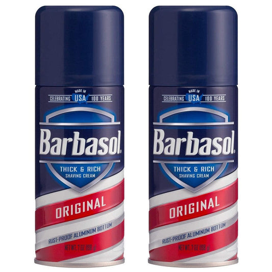 Barbasol Shaving Cream, Thick & Rich, Original, 7 Ounce