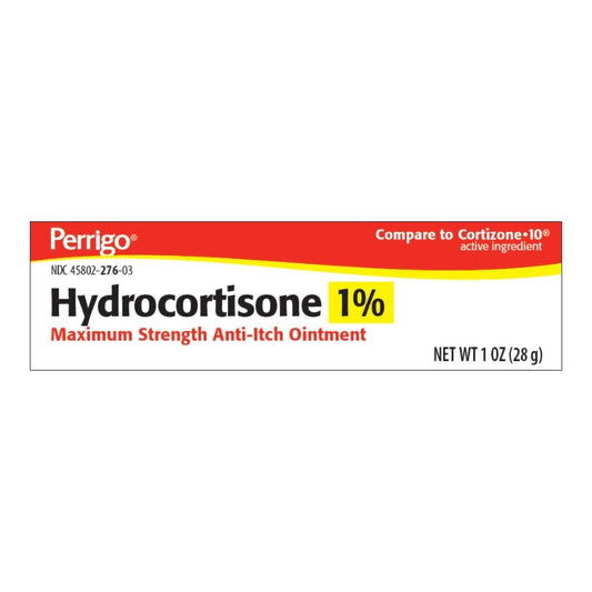 Perrigo Company Hydrocortisone 1% Maximum Strength Anti-Itch Ointment 1 Oz