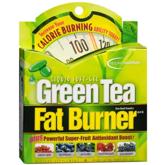 Green Tea Fat Burner Applied Nutrition Liquid Soft-Gels 30 Soft Gels