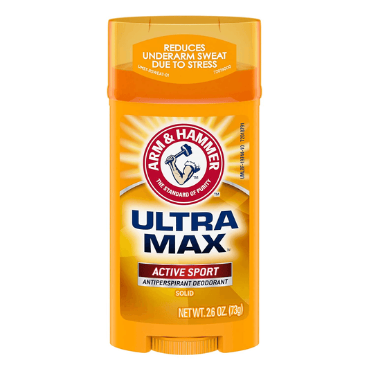 Arm & Hammer Ultra Max Deodorant Active Sport Solid Stick 2.6oz