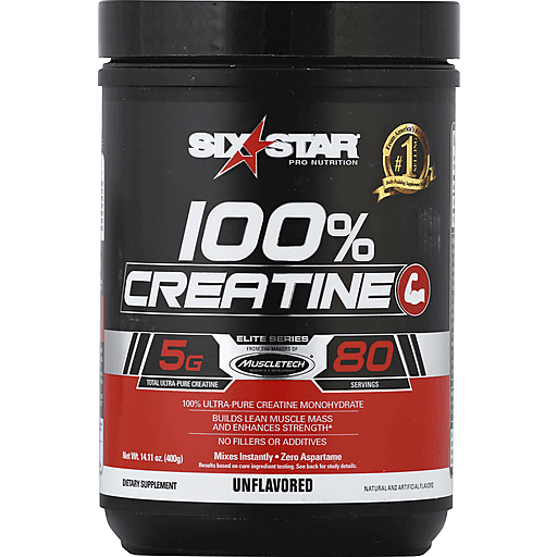 Six Star 100% Creatine Unflavored